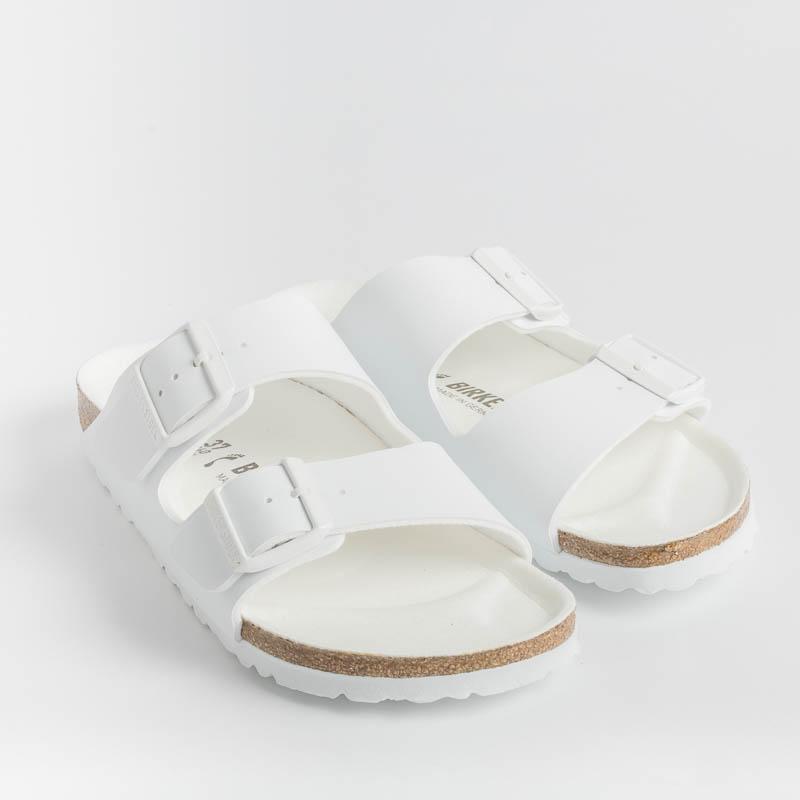 Rubber Birkenstocks White deltexplan.fr