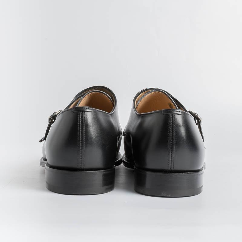 CHURCH'S - Doppia fibbia Cowes - Vitello Nero Scarpe Uomo Church's