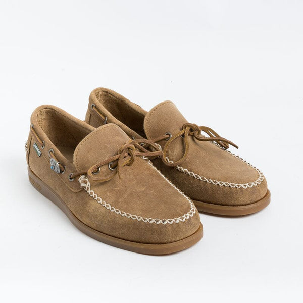 SEBAGO - Docksides Portland Waxed - 77118KW - Scout Waxed Suede Men's Shoes Sebago