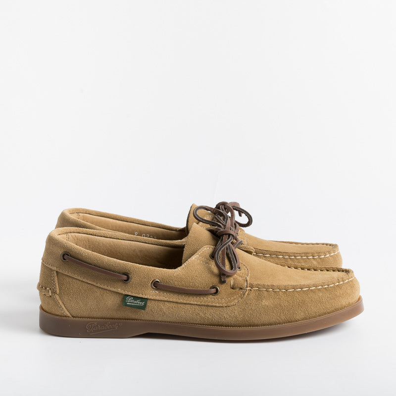 PARABOOT - BARTH MARINE 780525 - Honey Suede Shoes Man Paraboot