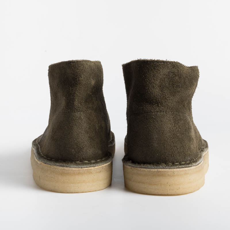 CLARKS - Polacco - Desert Coal - Camoscio Olive Scarpe Uomo CLARKS - Collezione Uomo