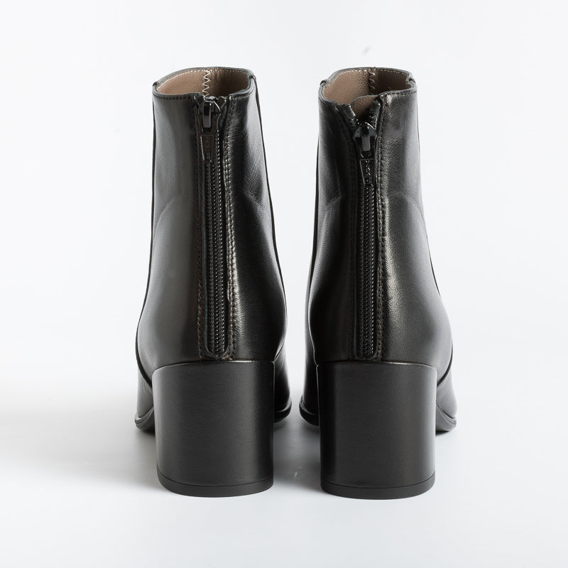 CappellettoShop - Stivaletto - Vietri - S6517 - Pelle Nera Scarpe Donna CAPPELLETTO 1948