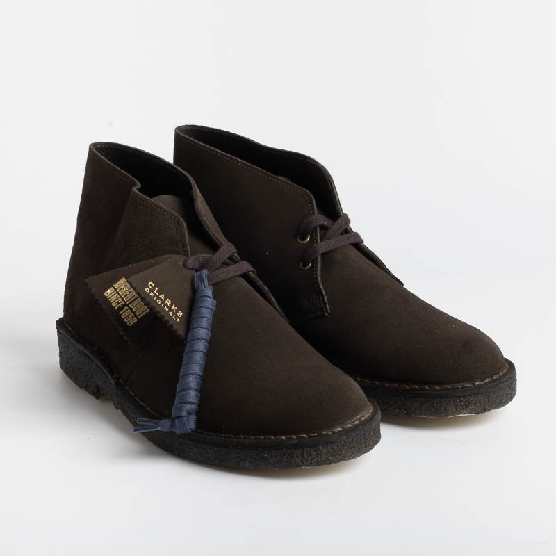 CLARKS - Polacco - Desert Coal - Camoscio Brown Scarpe Uomo CLARKS - Collezione Uomo