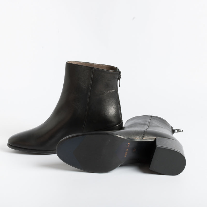CappellettoShop - Stivaletto - Vietri - S6517 - Pelle Nera Scarpe Donna CAPPELLETTO 1948