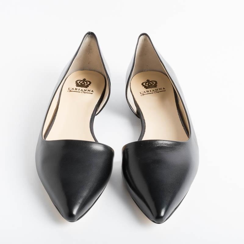 L 'ARIANNA - Ballerina BL1328 - Siviglia - Black Women's Shoes L'Arianna