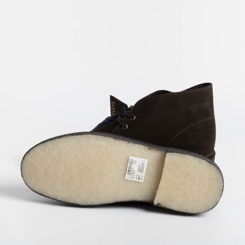 CLARKS - Polacco - Desert Coal - Camoscio Brown Scarpe Uomo CLARKS - Collezione Uomo