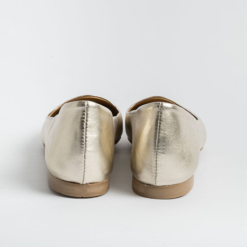 ANNA F - Ballerina - 5261 - Laminato Platino Scarpe Donna Anna F.