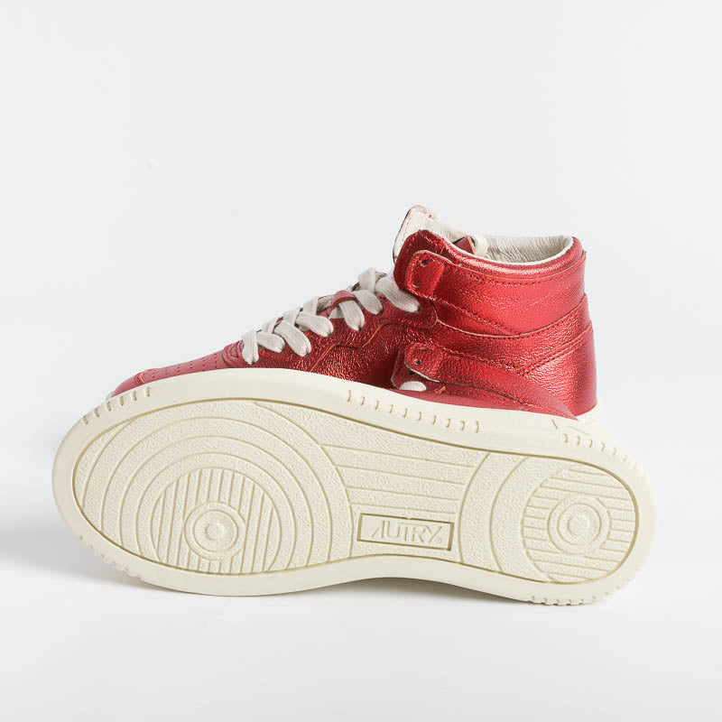 AUTRY - AUMW GM06 - MID WOM GOAT - Metal Red Scarpe Donna AUTRY - Collezione donna