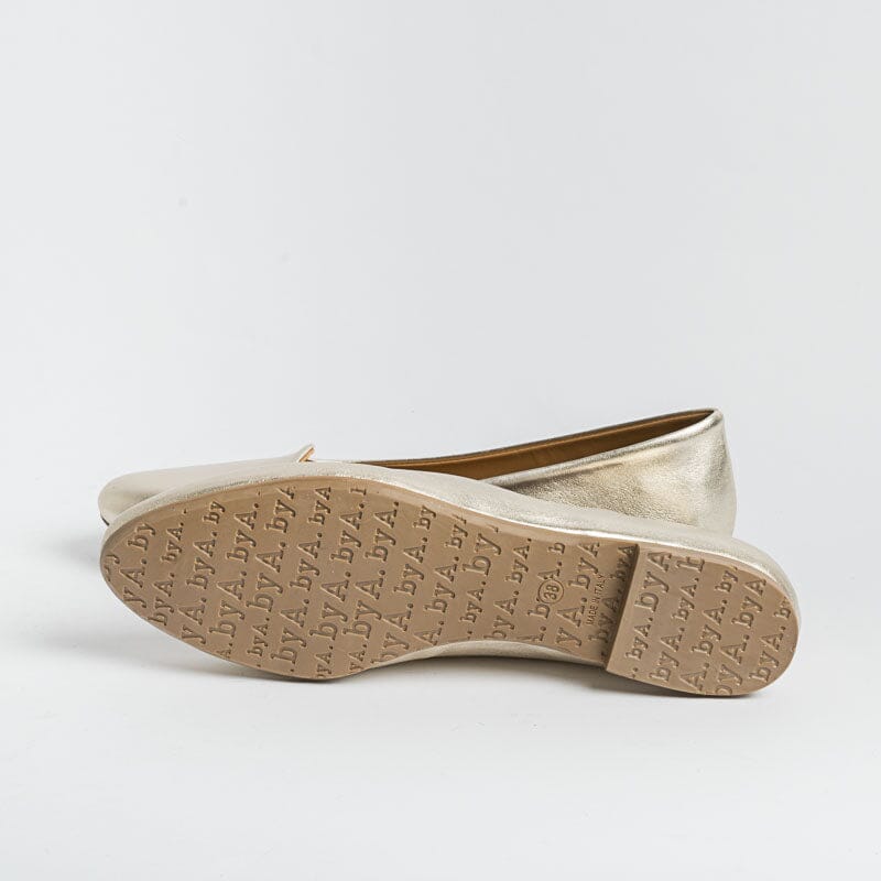 ANNA F - Ballerina - 5261 - Laminato Platino Scarpe Donna Anna F.