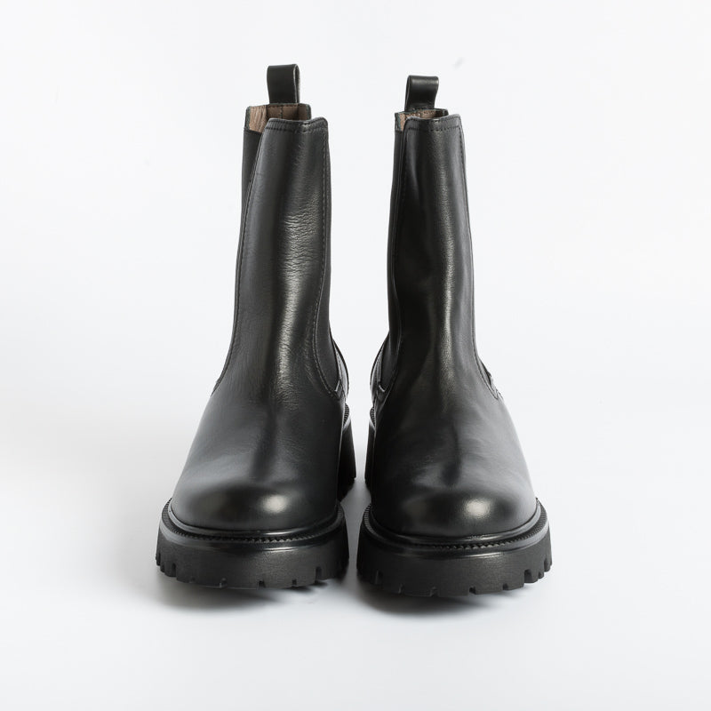 CappellettoShop - Stivaletto - Gange S3501 - Pelle Nero Scarpe Donna CAPPELLETTO 1948