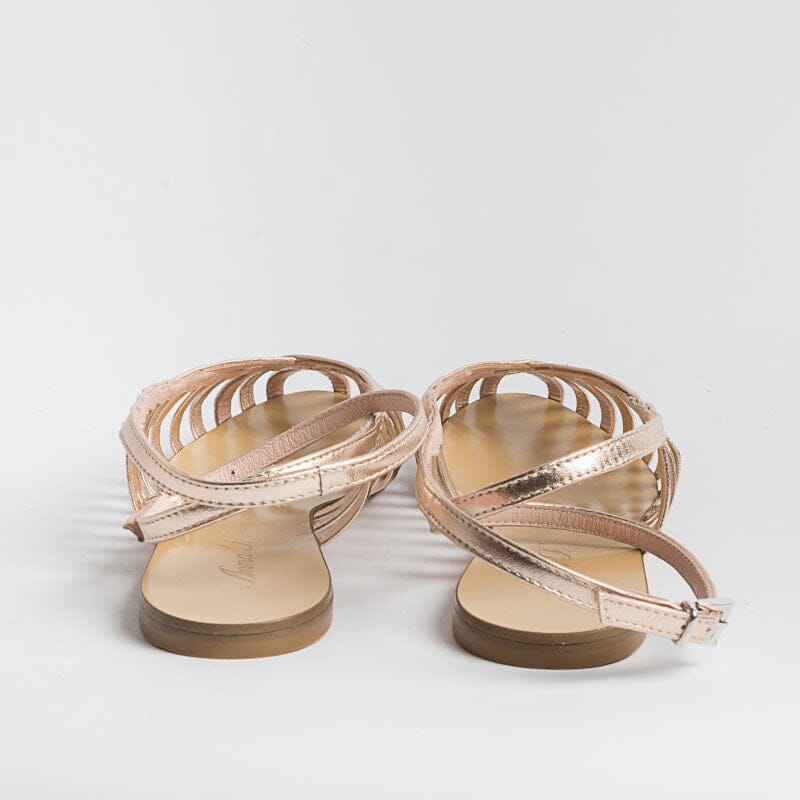 ANNA F. - Sandali 513 - Laminato Cipria Scarpe Donna Anna F.