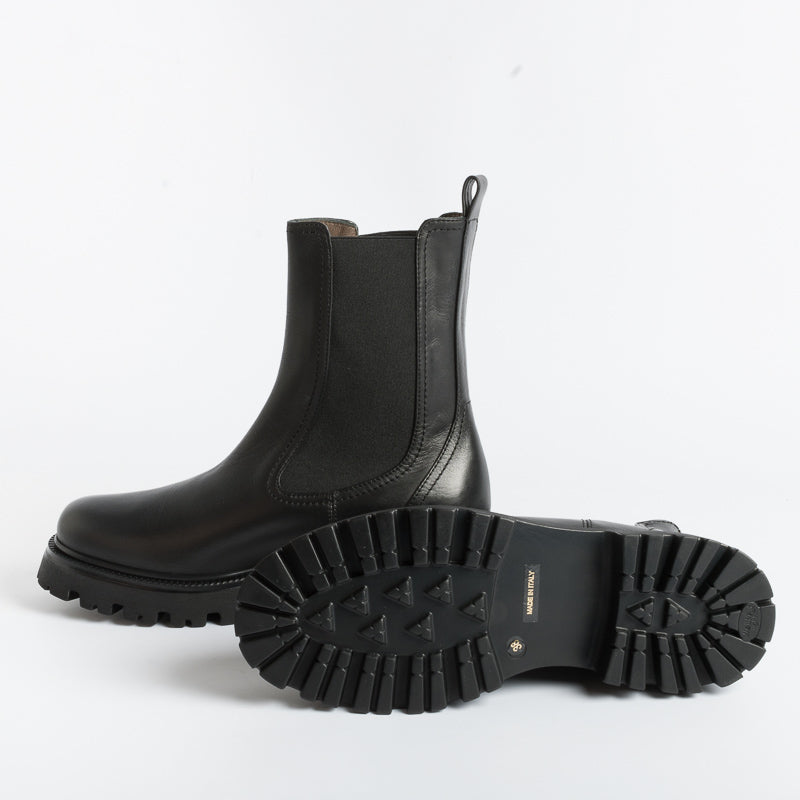 CappellettoShop - Stivaletto - Gange S3501 - Pelle Nero Scarpe Donna CAPPELLETTO 1948