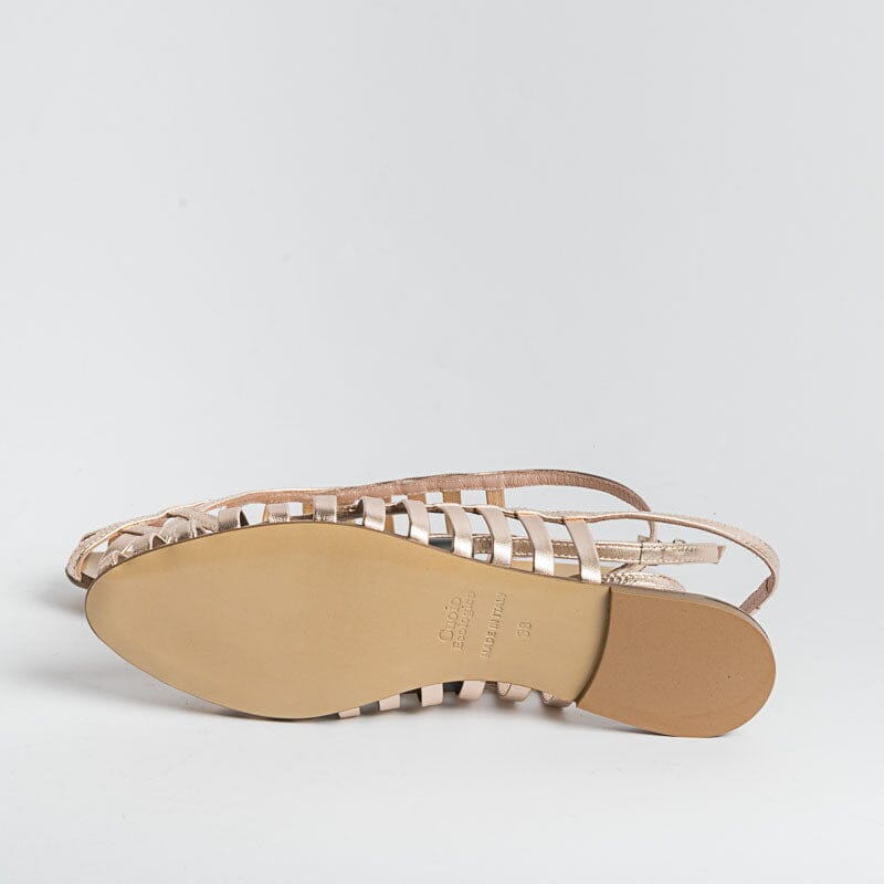 ANNA F. - Sandali 513 - Laminato Cipria Scarpe Donna Anna F.