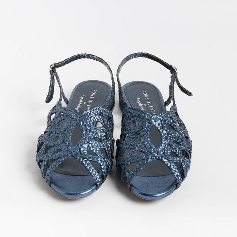 PONS QUINTANA - Sandali bassi ELBA 10302 - Azzurro Scarpe Donna PONS QUINTANA