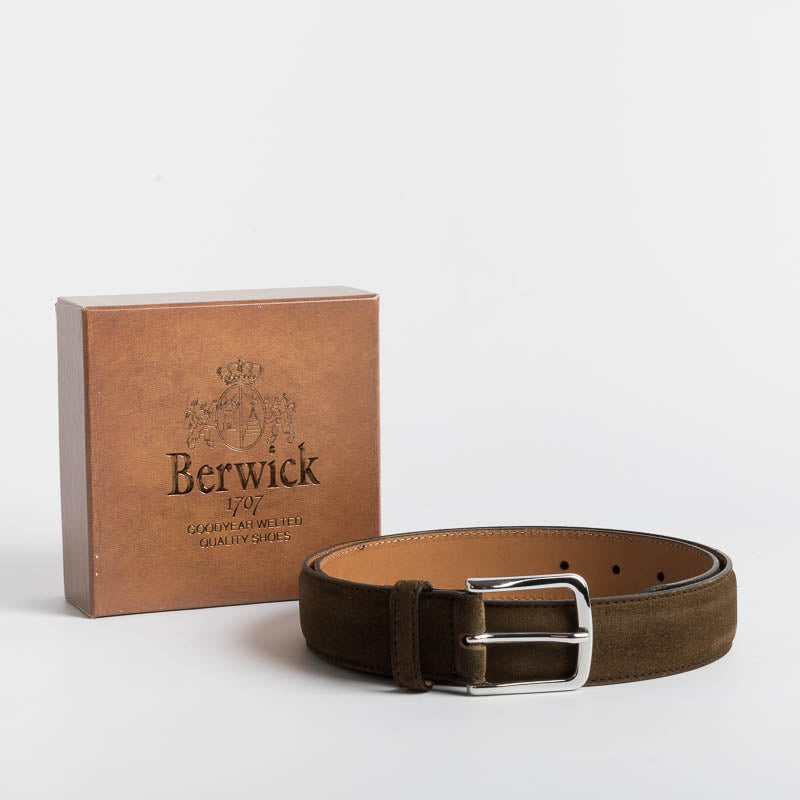 BERWICK 1707 - Belt - Suede - Florence Men's Accessories BERWICK 1707 - Men's collection