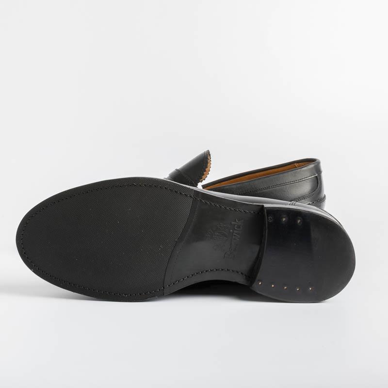 BERWICK 1707 - Mocassino - 11053 - Pelle Nero Scarpe Uomo Berwick 1707