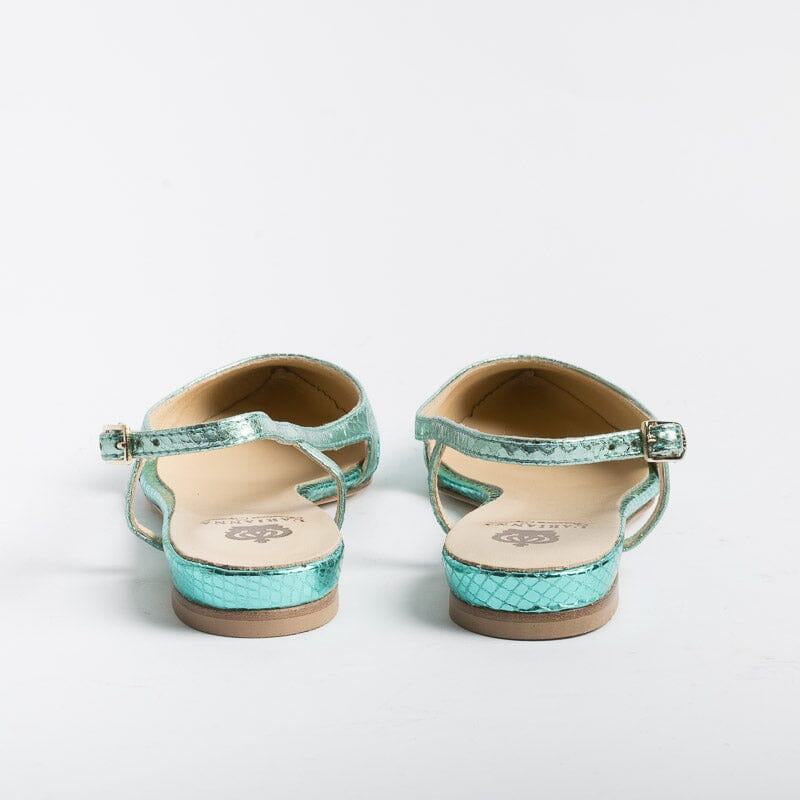 L' ARIANNA - Sling Back - CH2006 - Serpente laminato Saila Scarpe Donna L'Arianna