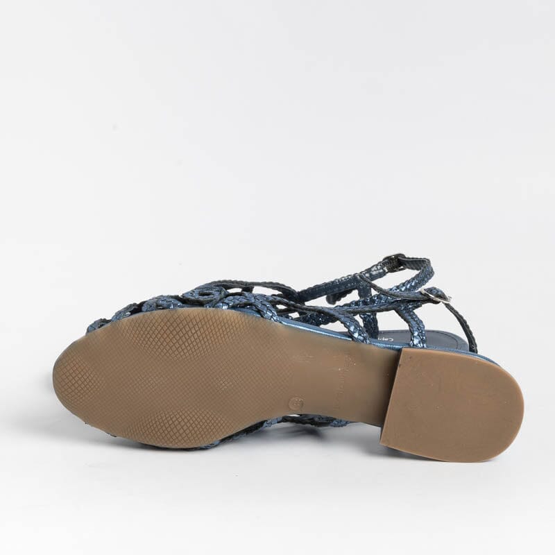 PONS QUINTANA - Sandali bassi ELBA 10302 - Azzurro Scarpe Donna PONS QUINTANA