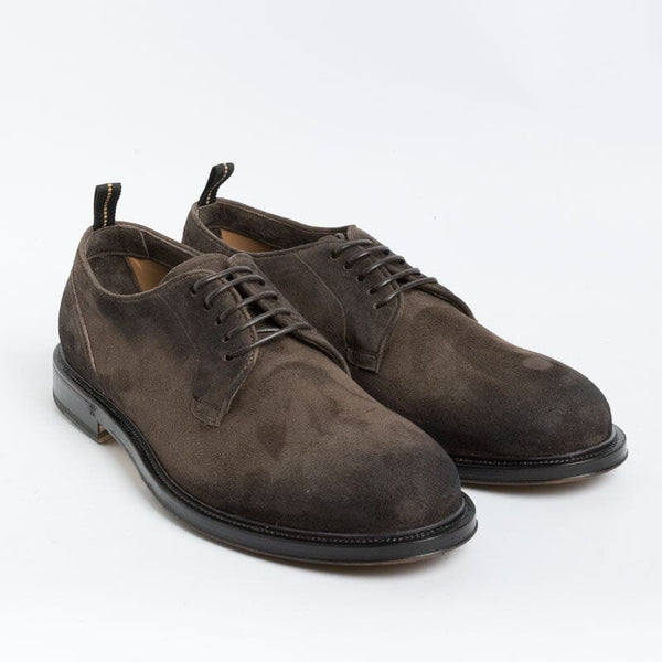 FABI - Derby -FU0842 - Camoscio Vintage Testa di Moro Scarpe Uomo FABI