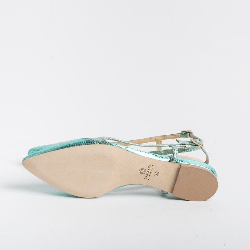 L' ARIANNA - Sling Back - CH2006 - Serpente laminato Saila Scarpe Donna L'Arianna