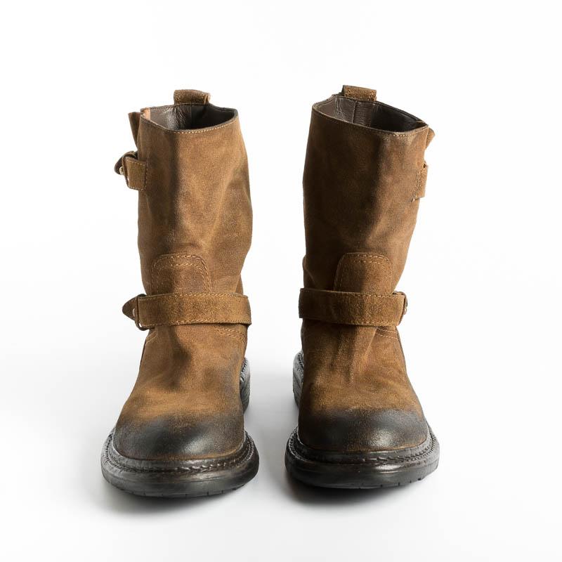 STRATEGIA - Biker Ankle Boot A4633 - Gringo - Leather Wash Shoes Woman Strategy