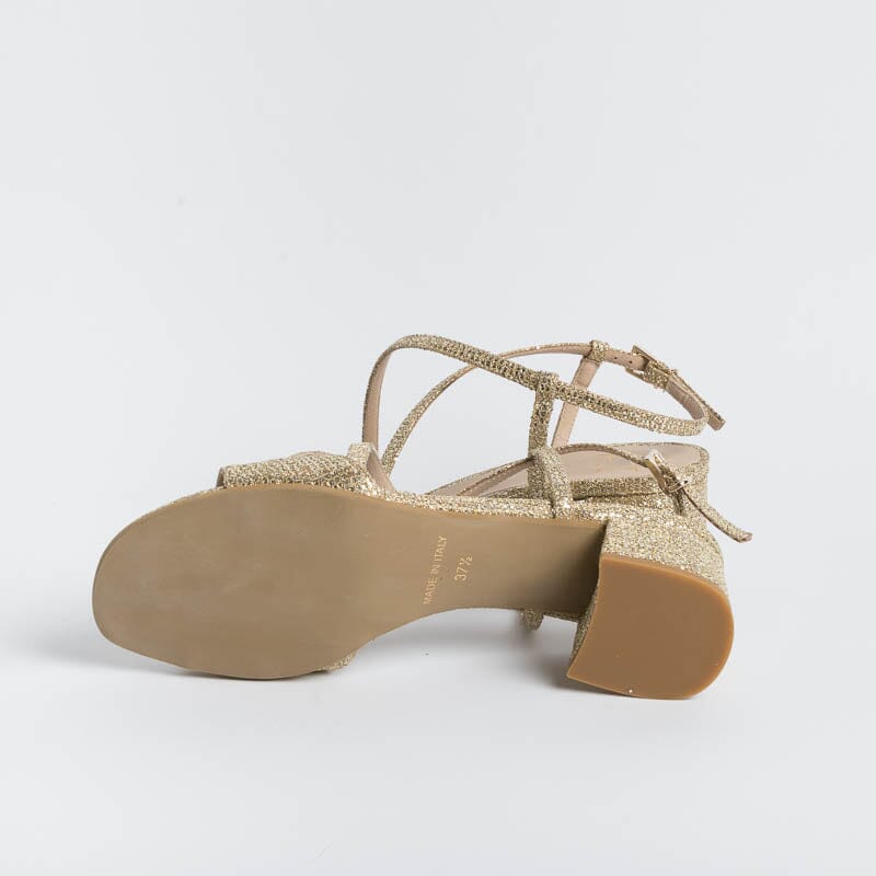 ROBERTO FESTA - Sandali MACY - Tessuto Oro Scarpe Donna Roberto Festa