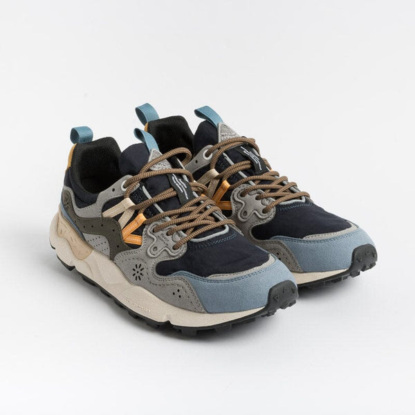 FLOWER MOUNTAIN - Sneakers Yamano 3 - Navy/ Grigio Scarpe Uomo FLOWER MOUNTAIN