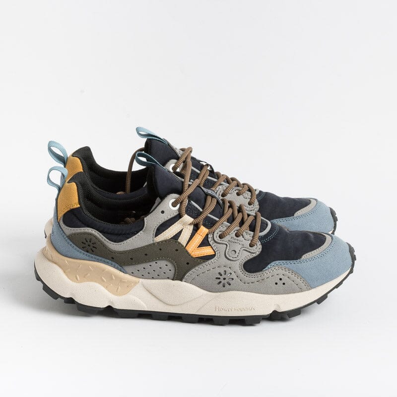 FLOWER MOUNTAIN - Yamano 3 Sneakers - Navy/ Gray Men's Shoes FLOWER MOUNTAIN