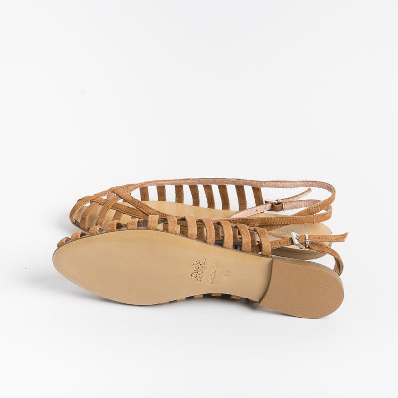 ANNA F. - Sandals 513 - Burnt Suede Women's Shoes Anna F.