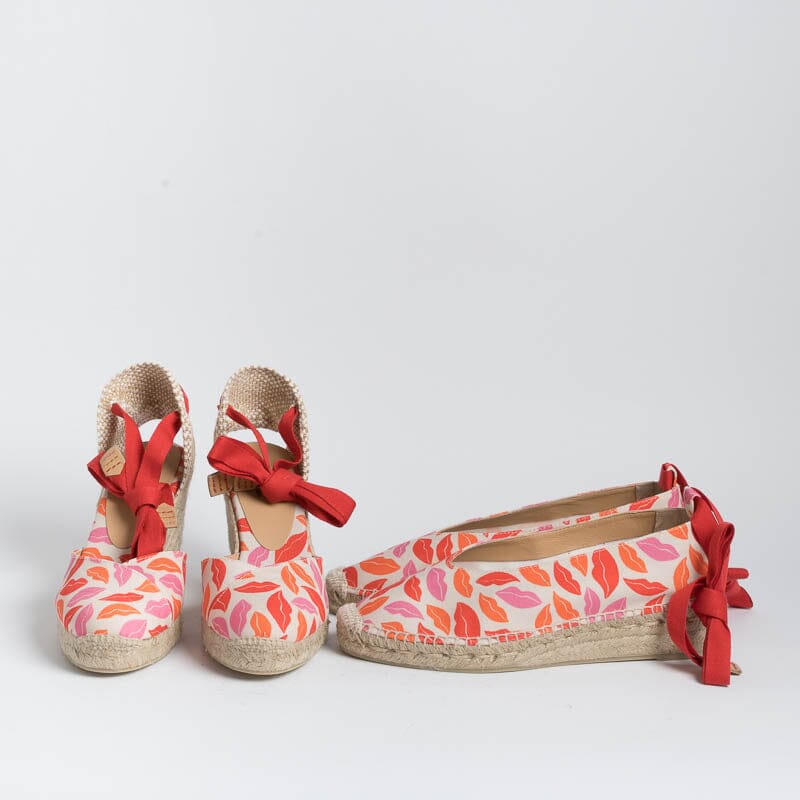 CASTAÑER - Espadrillas - Edizione Diane Von Furstenberg - CHIARA - Bianco Rosa Scarpe Donna CASTAÑER