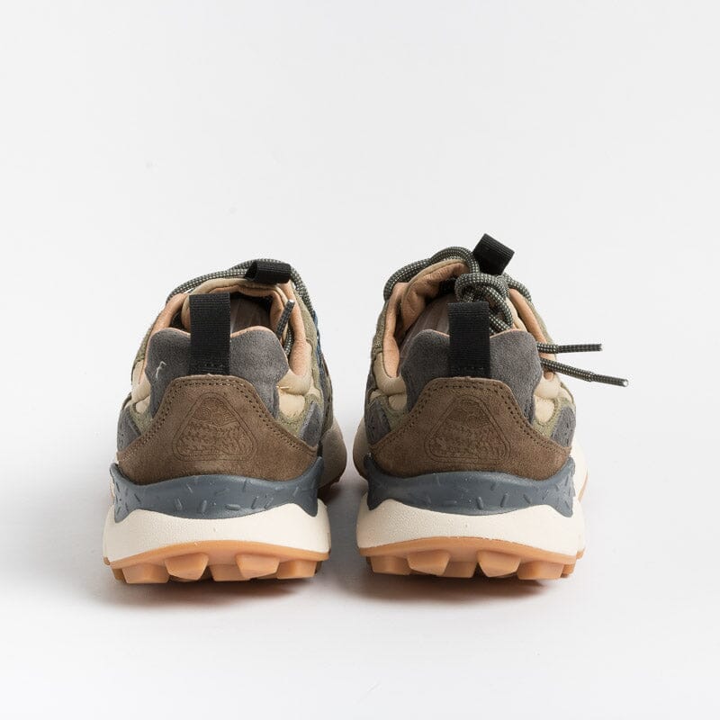 FLOWER MOUNTAIN - Sneakers Yamano 3 - Beige / Militare Scarpe Uomo FLOWER MOUNTAIN