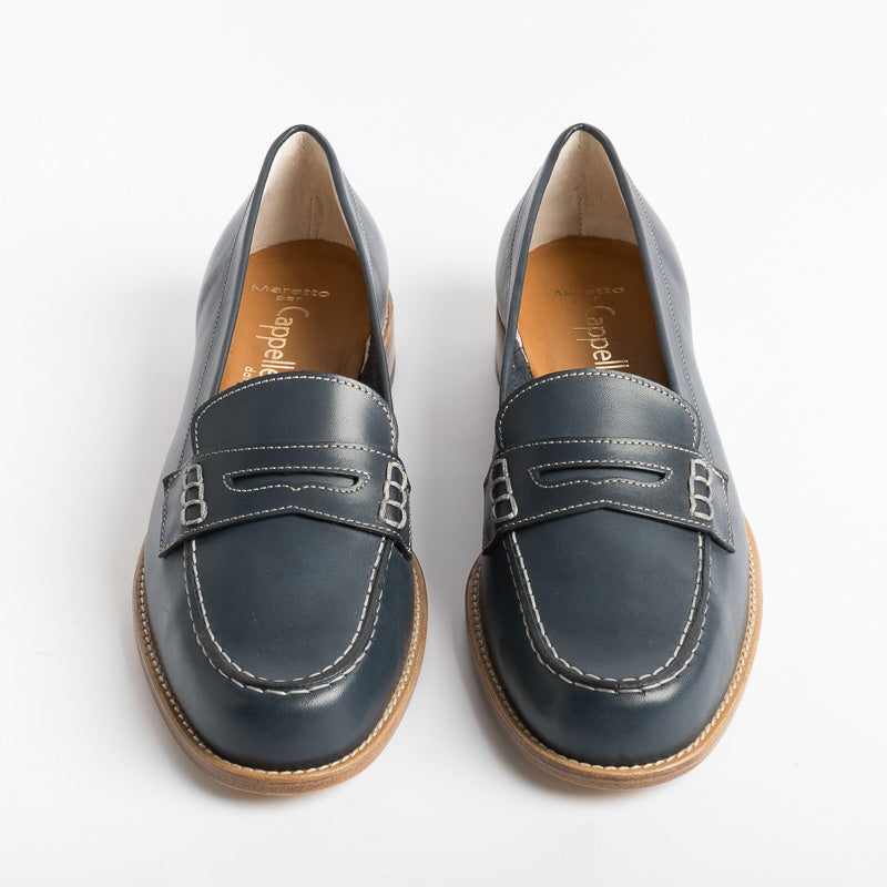MARETTO - Loafer - 9743 - Blue Women's Shoes by Maretto