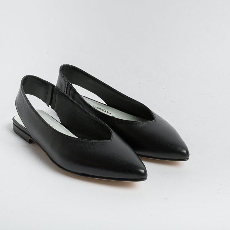 POESIE VENEZIANE - Sling Back - Mur - 2303 - Nero Scarpe Donna POESIE VENEZIANE - Collezione Donna