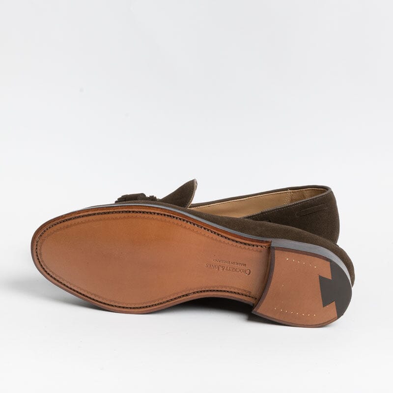 CROCKETT & JONES - Mocassino - Cavendish 2- 29376A - Camoscio Testa di Moro Scarpe Uomo CROCKETT & JONES