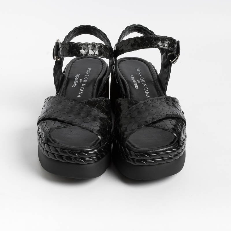 PONS QUINTANA - Sandali IBIZA 10326 - Nero Scarpe Donna PONS QUINTANA