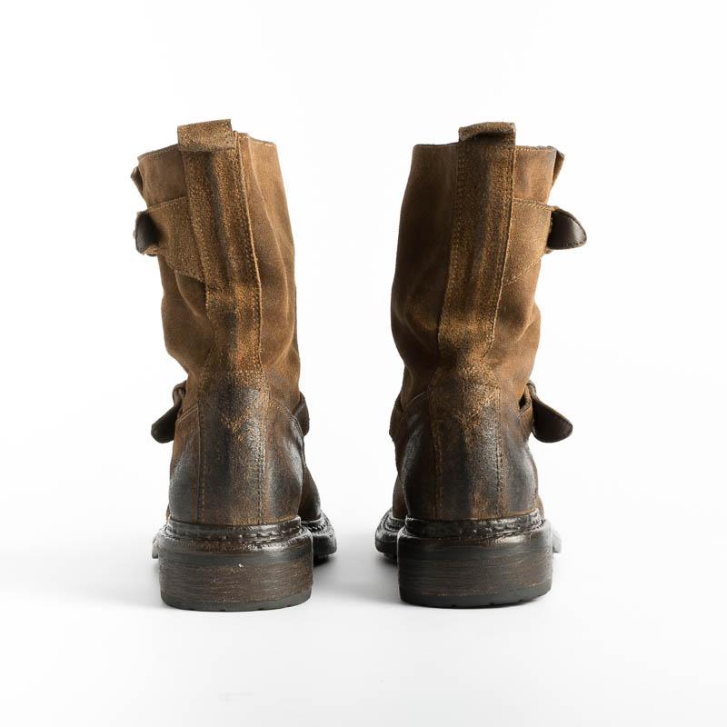 STRATEGIA - Biker Ankle Boot A4633 - Gringo - Leather Wash Shoes Woman Strategy