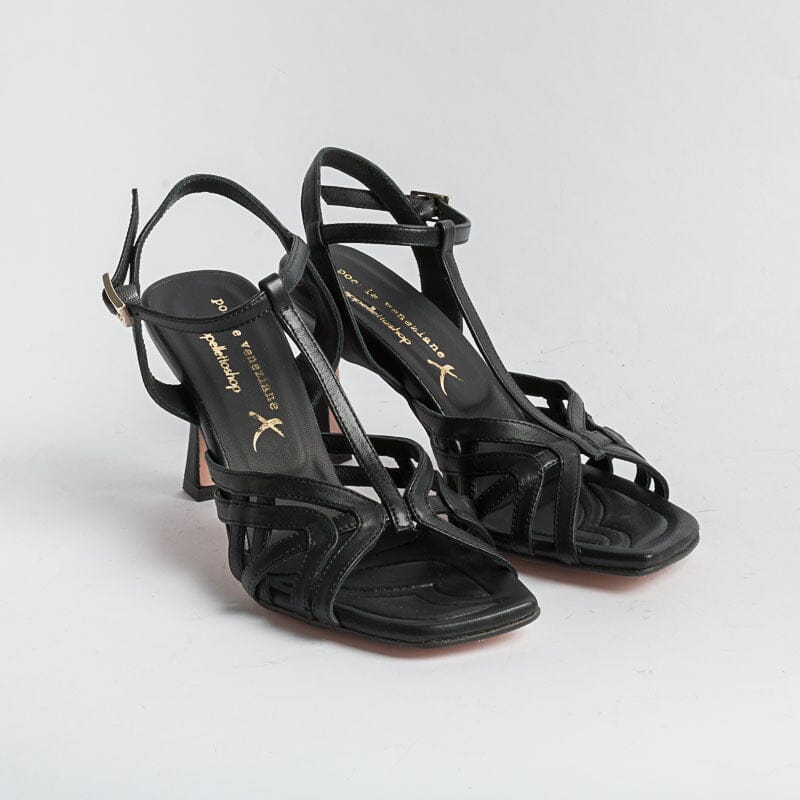 POESIE VENEZIANE - Sandalo -B80 - Nero Scarpe Donna POESIE VENEZIANE - Collezione Donna