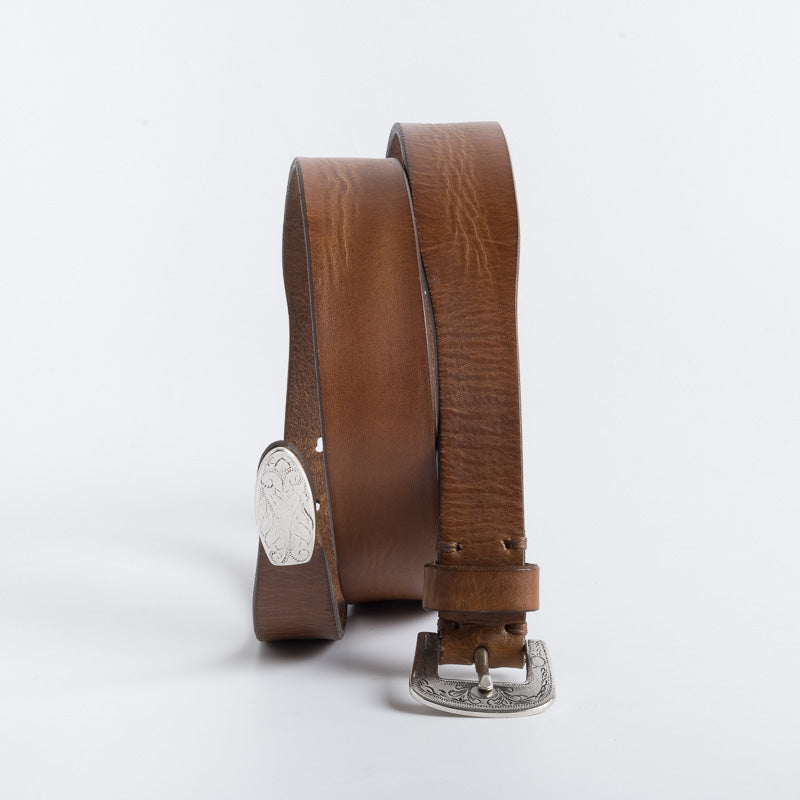PUNTO VITA - Cintura PV578 - Cuoio Scuro Accessori Donna PUNTO VITA