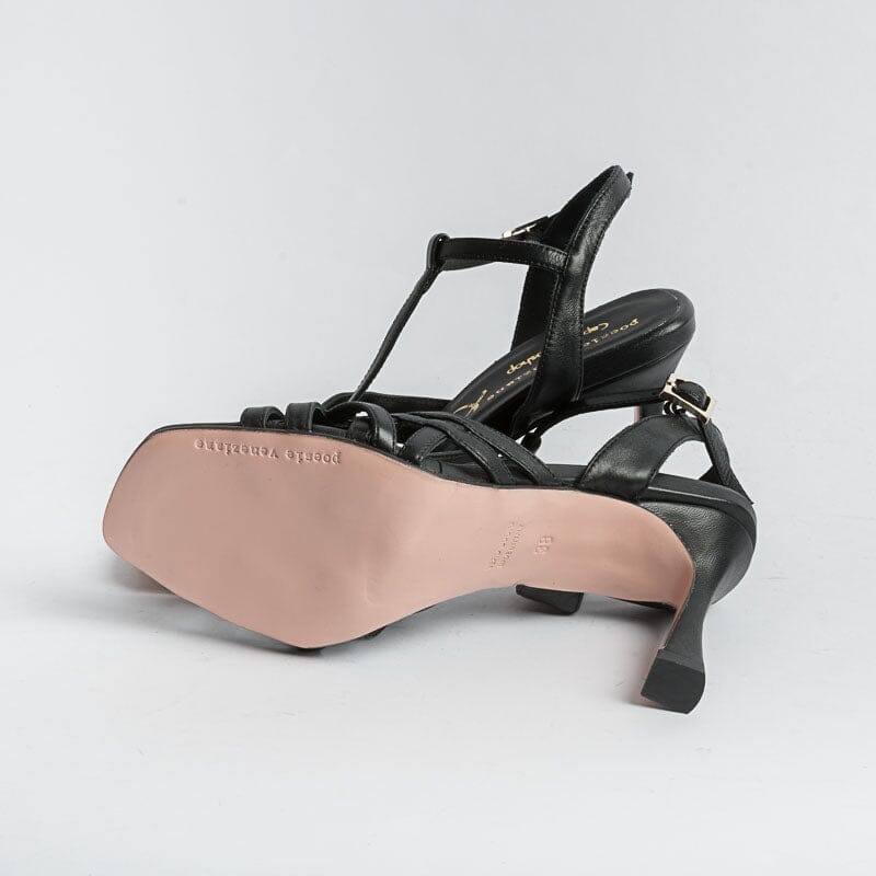 POESIE VENEZIANE - Sandalo -B80 - Nero Scarpe Donna POESIE VENEZIANE - Collezione Donna