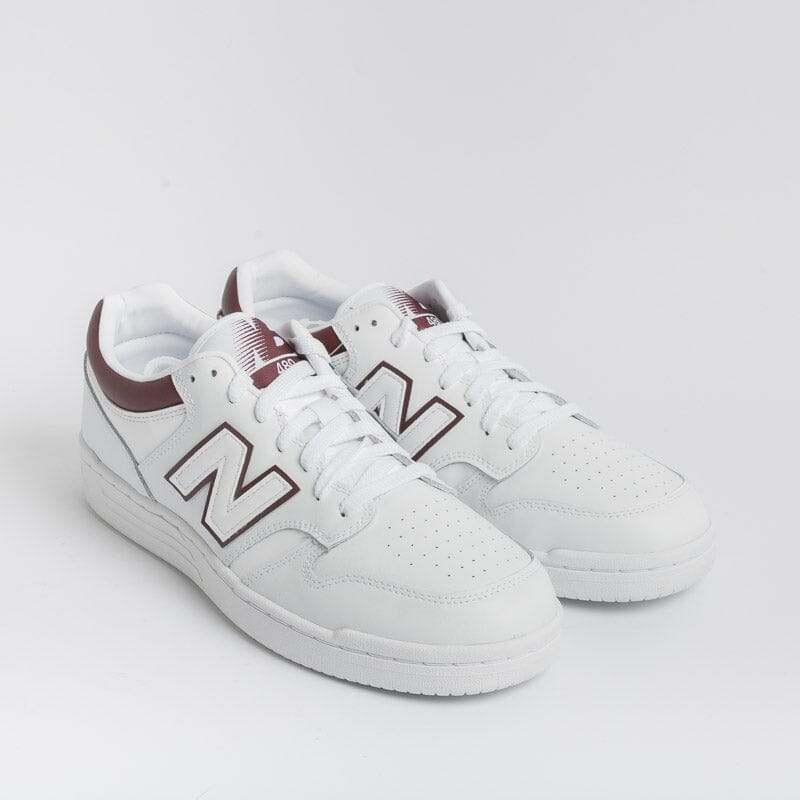NEW BALANCE - Sneakers Unisex BB480LDB - Bianco Bordeaux Scarpe uomo NEW BALANCE - Collezione Uomo