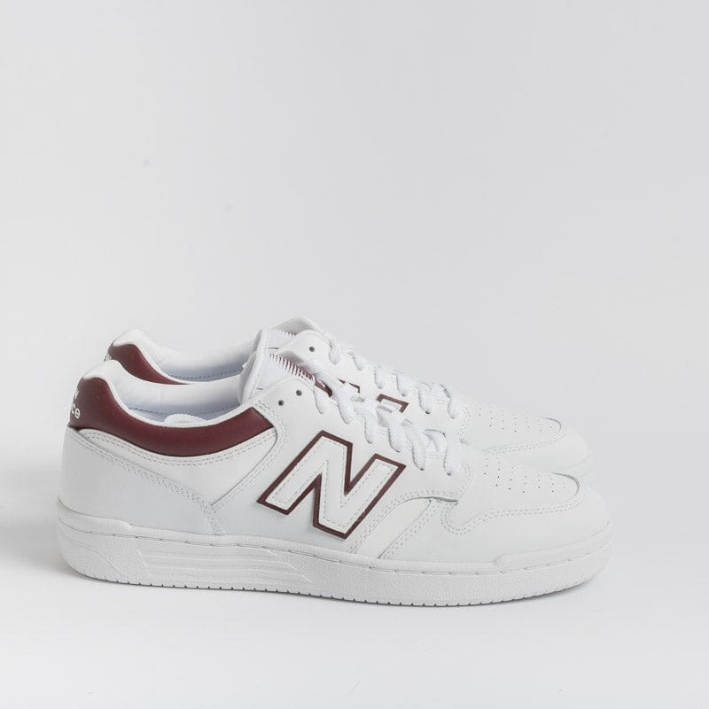 NEW BALANCE - Sneakers Unisex BB480LDB - Bianco Bordeaux Scarpe uomo NEW BALANCE - Collezione Uomo