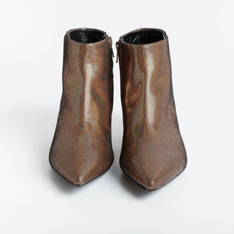 ANNA F - Ankle boot - 9397 - Gold / bronze Women's Shoes Anna F.