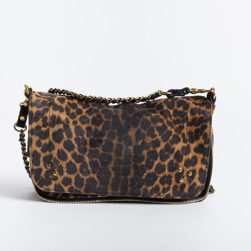 JÉRÔMEE DREYFUSS - Shoulder and Shoulder Bag - Bobi S - Leopard Bags Jerome Dreyfuss
