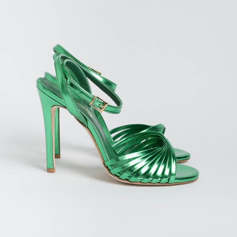 NCUB - Sandalo - Sole 19 - Laminato Verde Scarpe Donna NCUB