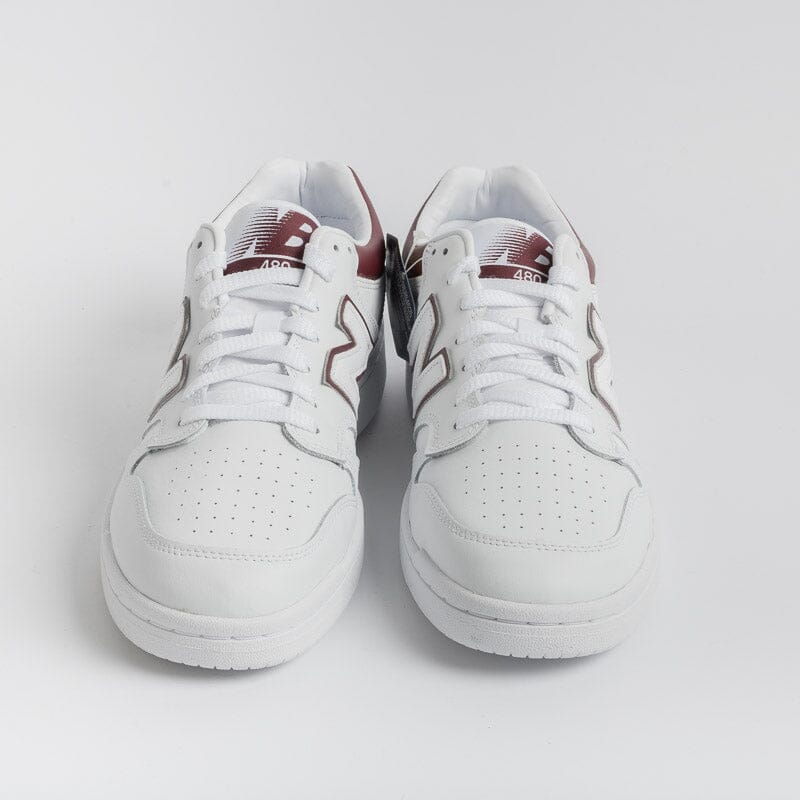NEW BALANCE - Sneakers Unisex BB480LDB - Bianco Bordeaux Scarpe uomo NEW BALANCE - Collezione Uomo