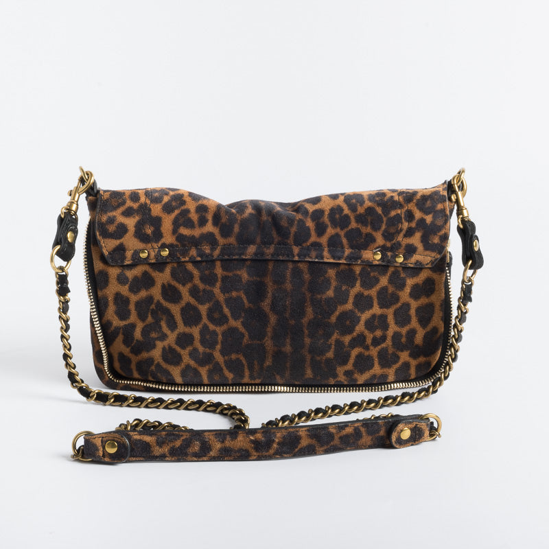 JÉRÔMEE DREYFUSS - Shoulder and Shoulder Bag - Bobi S - Leopard Bags Jerome Dreyfuss