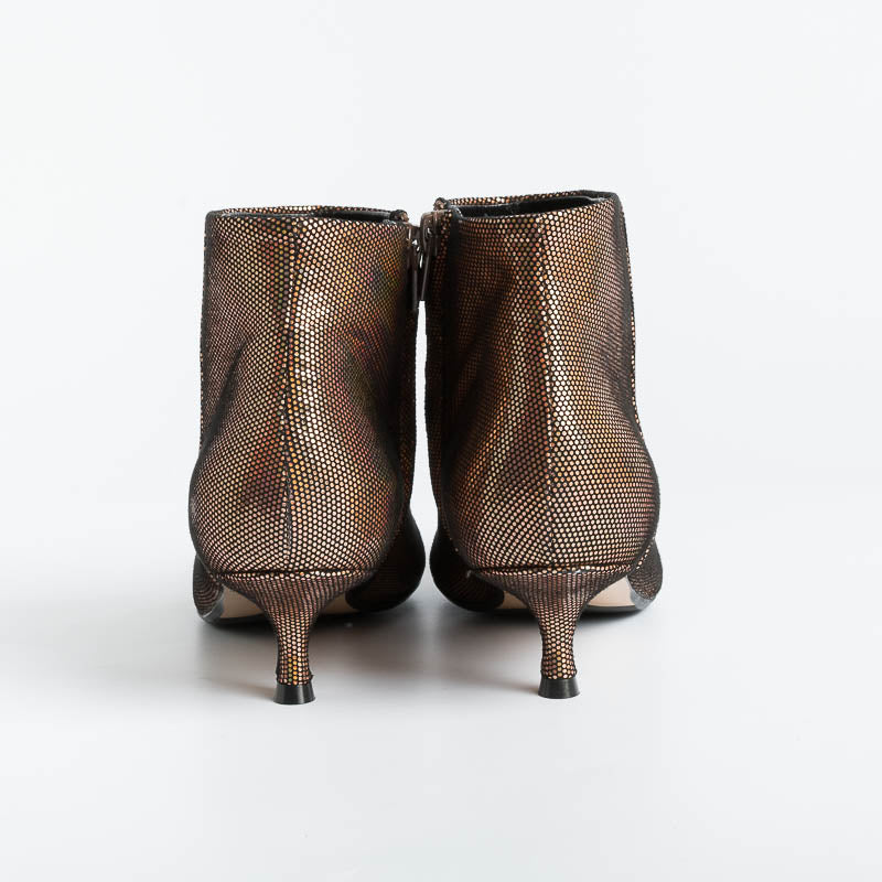 ANNA F - Ankle boot - 9397 - Gold / bronze Women's Shoes Anna F.