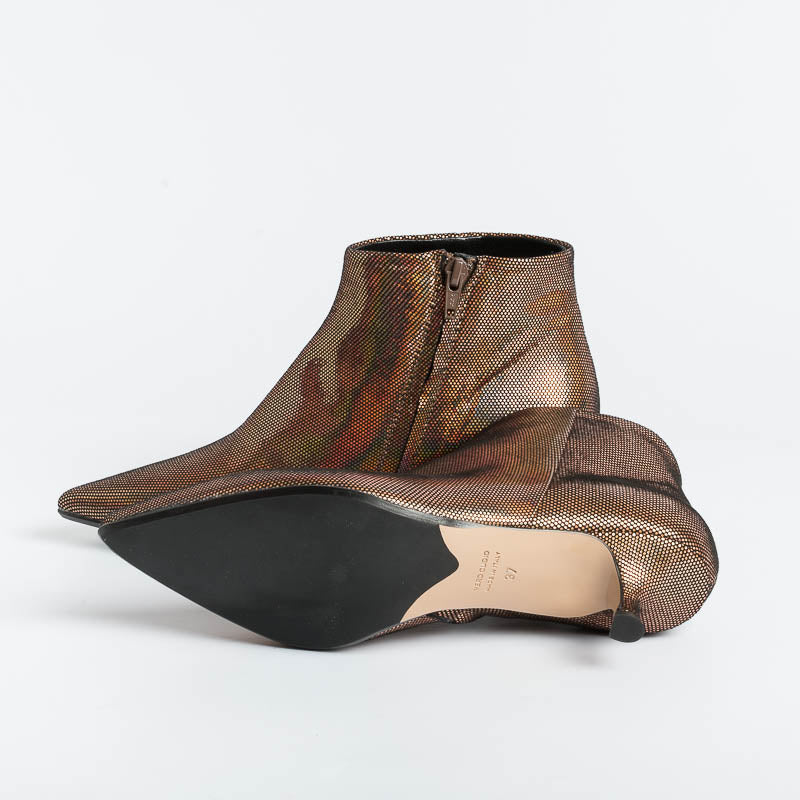 ANNA F - Ankle boot - 9397 - Gold / bronze Women's Shoes Anna F.