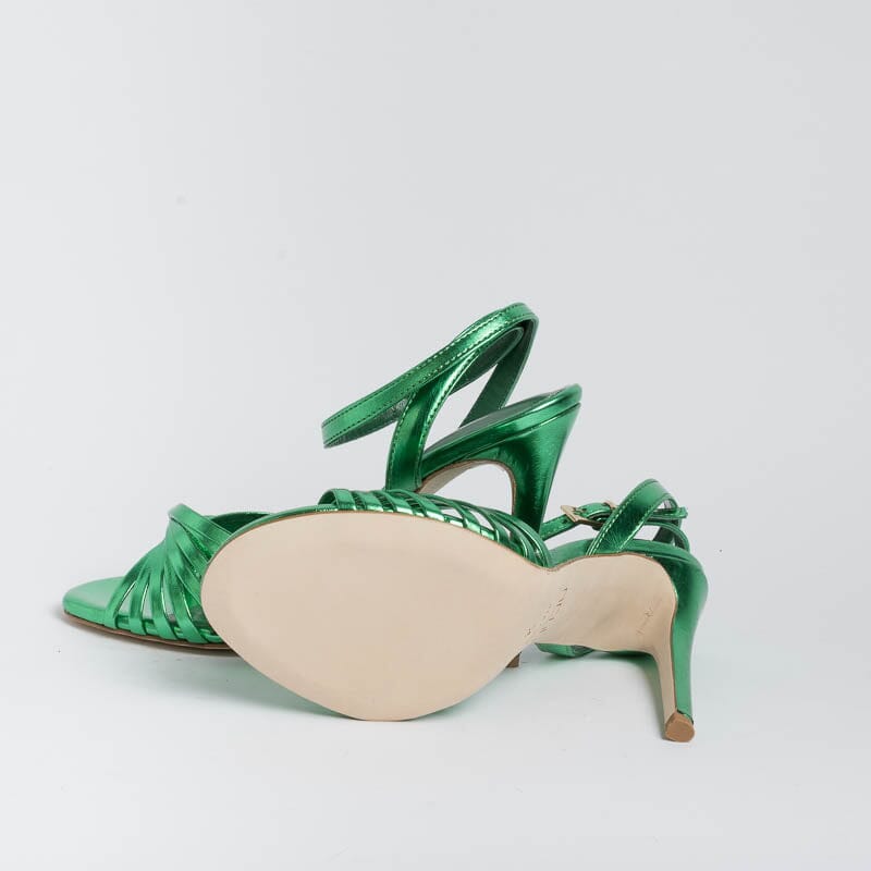 NCUB - Sandalo - Sole 19 - Laminato Verde Scarpe Donna NCUB