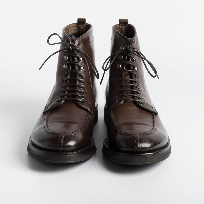 ALBERTO FASCIANI - Ankle boots - 47056 - Ulisse - Mahogany Men's Shoes ALBERTO FASCIANI - Men's Collection